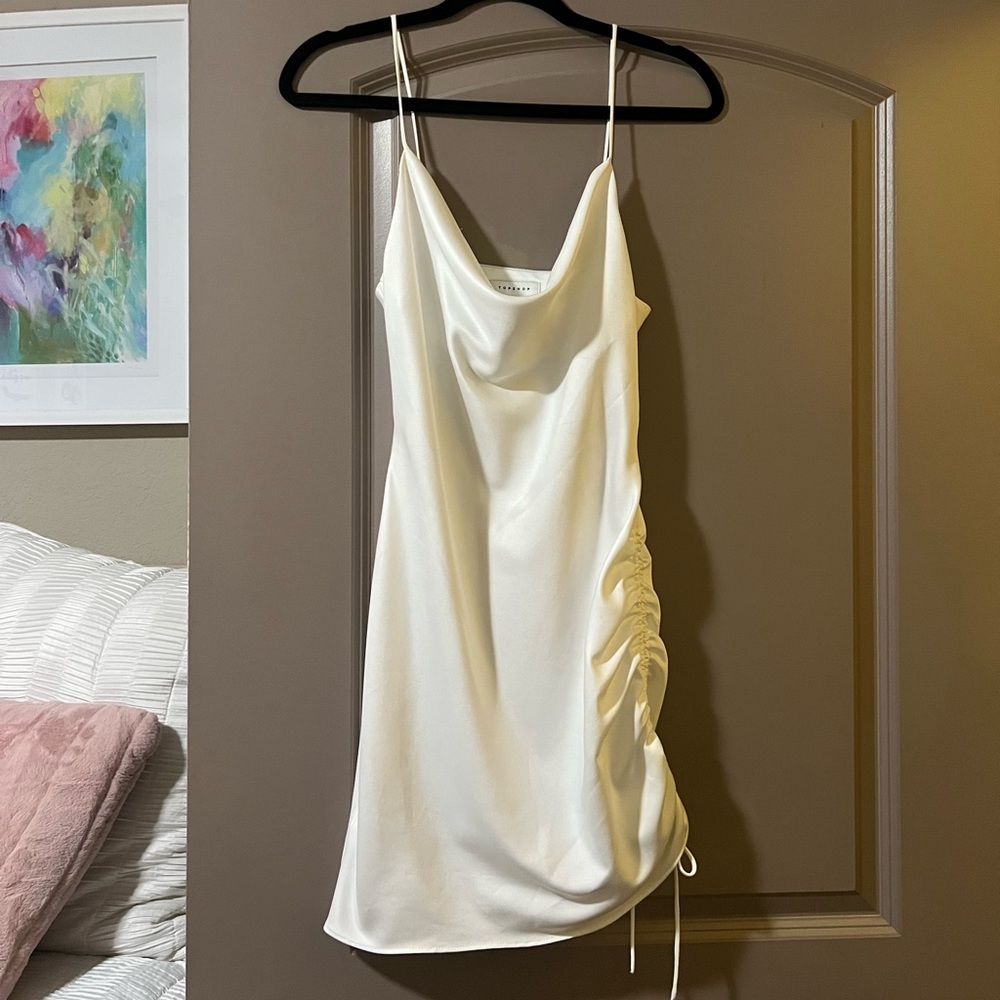 Topshop Satin Mini Dress